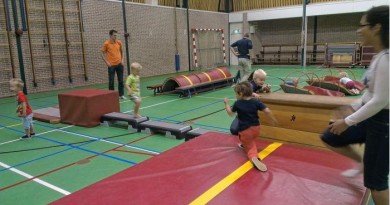 Kinderen sporten bij Avanti.