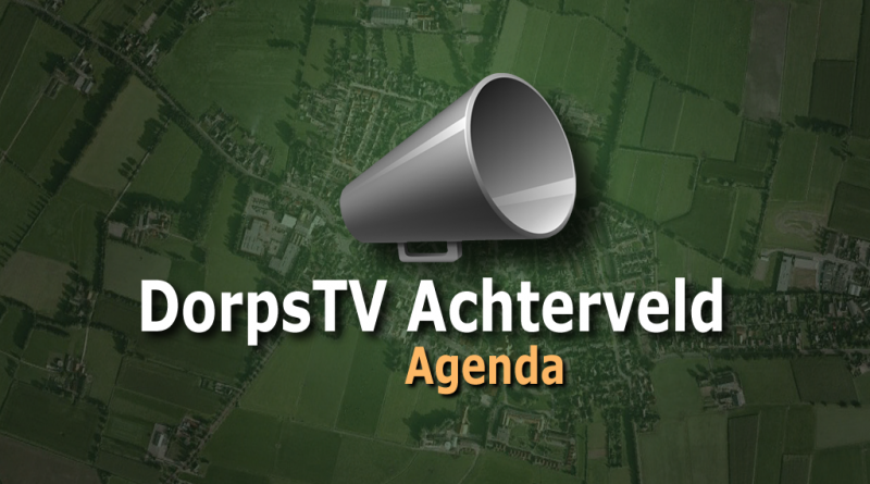 DorpsTV Achterveld Agenda