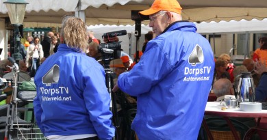 Vrijwilligers van DorpsTV Achterveld
