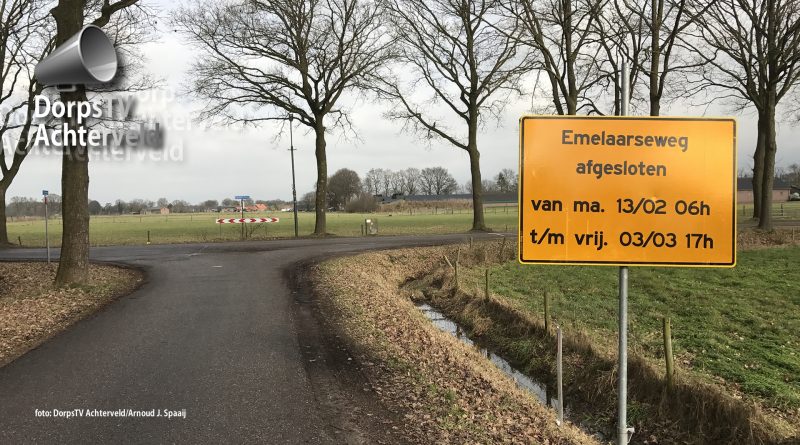 afsluiting Emelaarseweg
