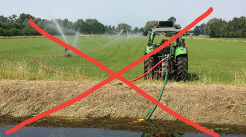 Verbod op beregening