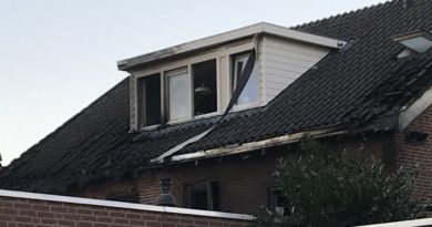 Brand appartementen en kringloopwinkel