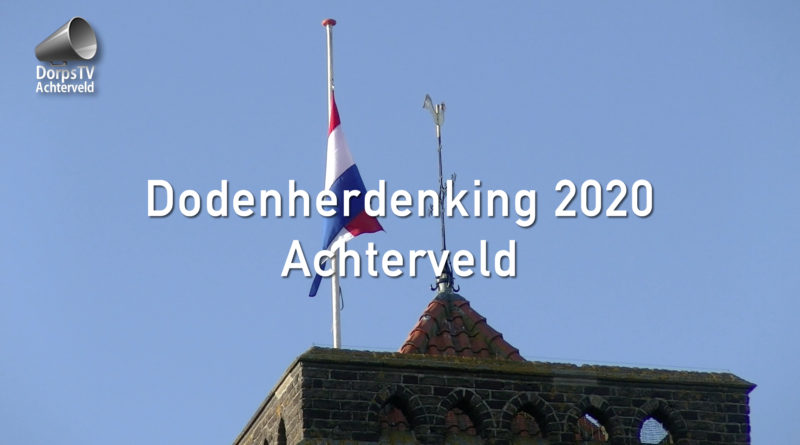 Dodenherdenking 2020 Achterveld