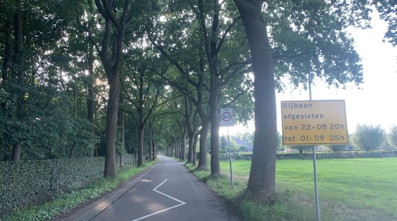Emelaarseweg afgesloten in augustus en september 2025